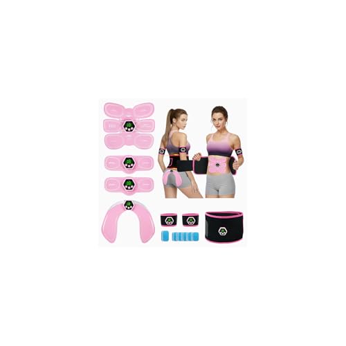 iWarmbase EMS Trainingsgerät, EMS Bauchmuskeltrainer Elektrisch,6 Modi & 19 Intensitäten EMS...