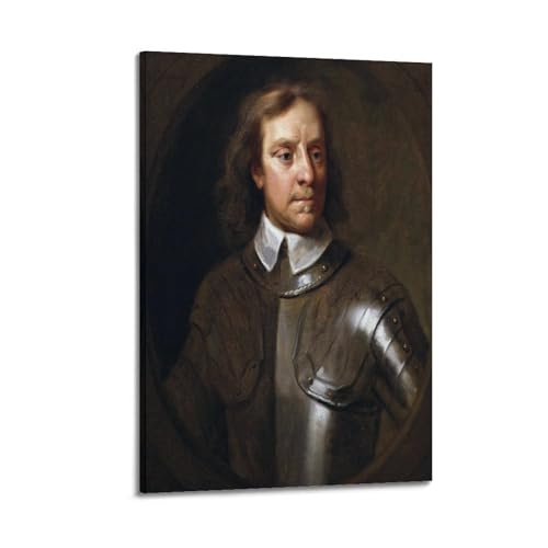 Salon et chambre : poster Oliver Cromwell sur toile de Samuel Cooper