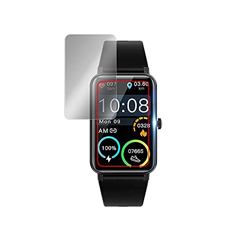 ミヤビックス STSEETOP TRU-01 / ZX18 スマートウォッチ 用 360度 覗き見防止 プライバシー 保護 フィルム 低反射タイプ 日本製 OverLay Secret