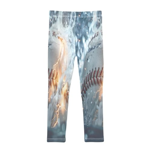 Toddler Girls Leggings Printed Yoga Pants Leggings Water Baseball for Kids2