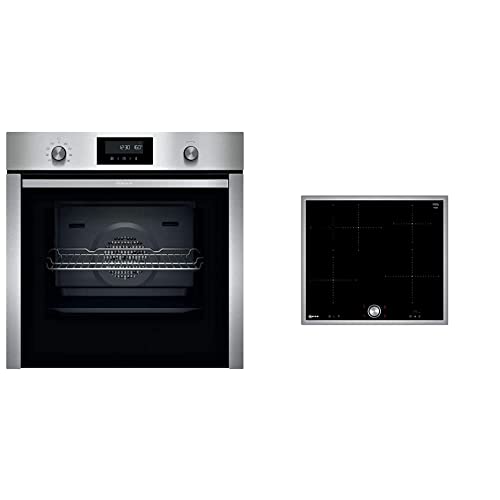 Neff B5CCH7AN0 Einbau-Backofen N50 & T46BT60N0 Induktionskochfeld N70 / 60cm / TwistPad/Bräterzone/Glaskeramik…