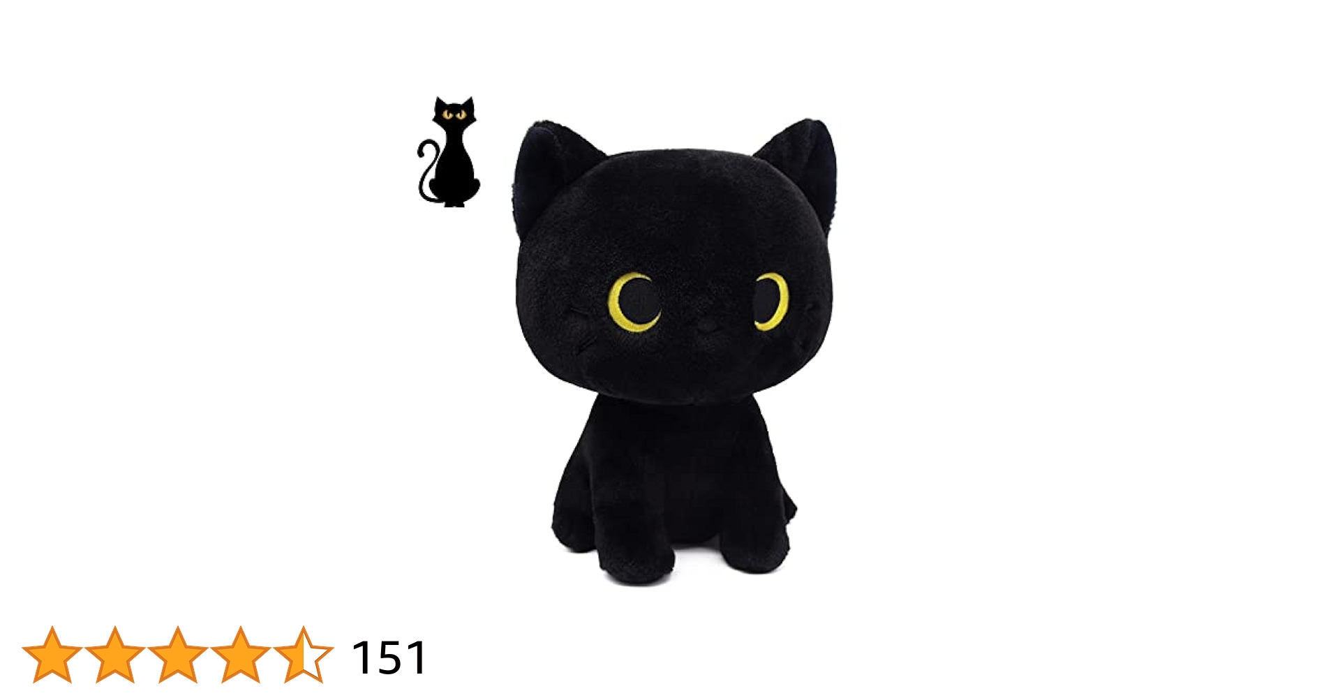 ルドルフ黒猫ぬいぐるみ ルドルフ黒猫ぬいぐるみ
