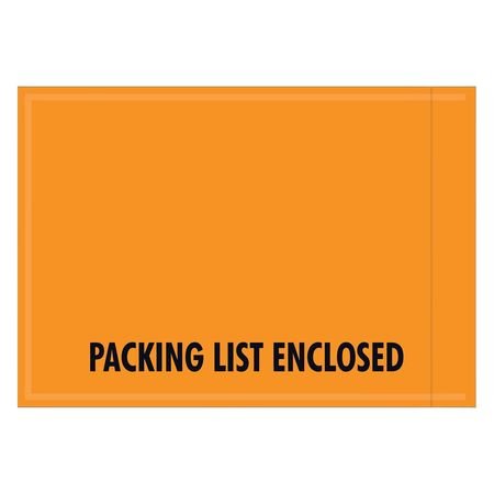 Packing List Envelope, 4-1/2 in. H, PK1000