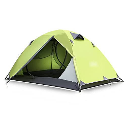 Tente dôme pop-up en aluminium 1-2 personnes pour camping intérieur et extérieur