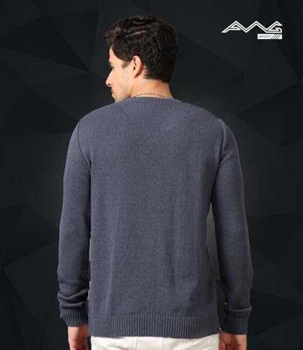 Image of AWG ALL WEATHER GEAR Men's V-Neck Full Sleeve Sweater | Sweater for Winter | Plain Casual Wear Sweater l Sweater for Men | Pullover for Men | Winter Wear Sweater for Men | Mens Sweater