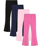 Amazon.com: HoeVou 3 Pack Girls Flare Leggings Cotton Flare Pants