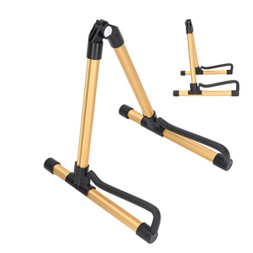 Support de Guitare Pliable Support D’instrument Pliant en Métal Réglable pour Instruments à Cordes(Or) - Les Beatles, Paul McCartney, John Lennon, RIngo Starr, George Harrison Support de Guitare Pliable Support D'instrument Pliant en Métal Réglable pour Instruments à Cordes(Or) – Image 4