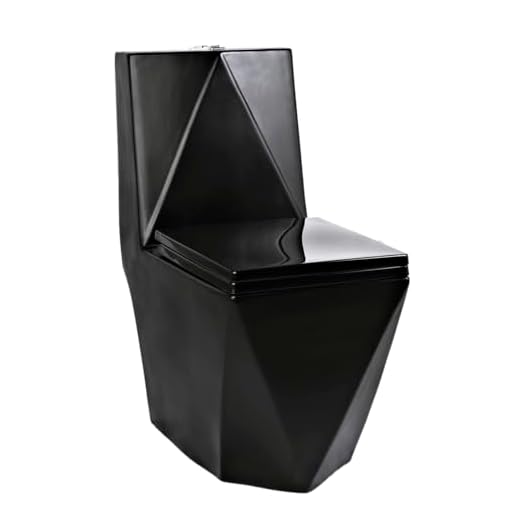 Vaso Sanitário Monobloco Caixa Acoplada Privada Berlim Preto