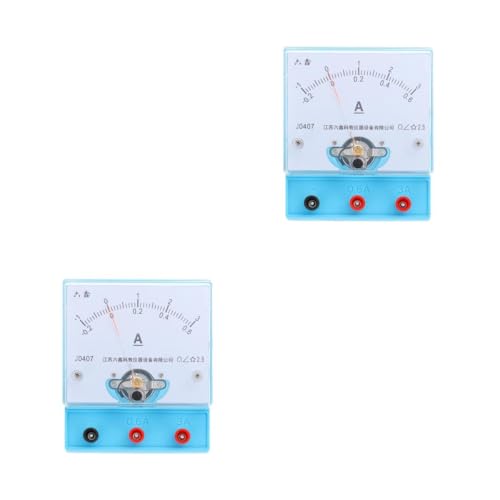 Ammeter pour expériences de physique outil mesure électricité 2 pièces - 4