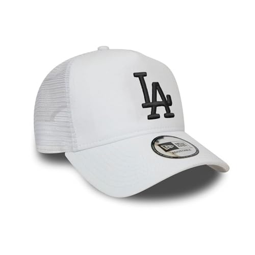 New Era Los Angeles Dodgers Black White Edition A-Frame Adjustable Trucker Cap - One-Size 2