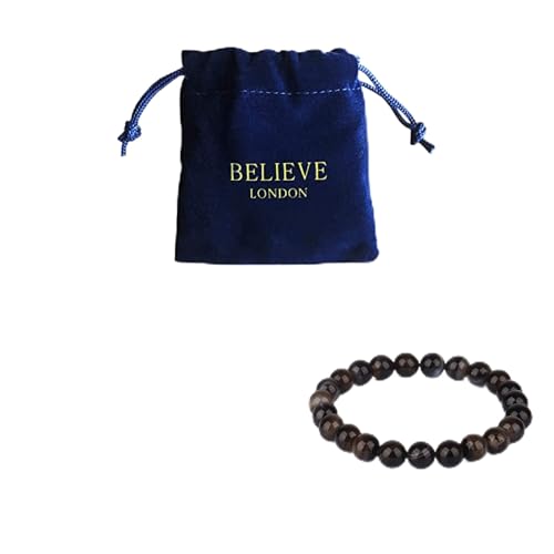Believe London Sardonyx Gemstone Chakra Bracelet Anxiety Crystal Natural Stone Stress Relief Reiki Yoga Diffuser Semi Precious