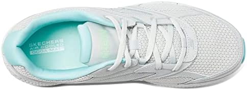 Skechers Women's GO Run CONSISTENT-Vivid Horizon Sneaker, Gray/Blue, 8 | Image 1