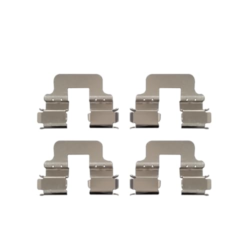 Image of Detroit Axle - Rear Brake Pads for 2011-2016 Mini Cooper Countryman Paceman, 2012 2013 2014 2015 Ceramic Brake Pads with Hardware Replacement