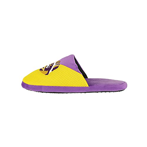 Image of FOCO Oklahoma Sooners NCAA Mens Team Logo Staycation Slippers