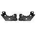 KUAFU Front Bumper Bracket Compatible with 2014-2019 Chevy Chevrolet Silverado 1500 GMC Sierra 1500 GM1066199 GM1067199 22757263 22757264 Inner Retainer Support Steel Powder Coated Black Pair