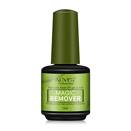 Professional Magic Nail Polish Remover Soak-Off Gel Polish Remover Easily & Quickly Don't Hurt Your Nails -15ML