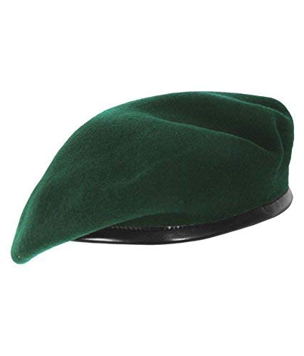 Unisex French Woolen Beret Cap, Rajputana cap, Traditional Army Style Cap, Classic European Hat, Woolen Beret Cap, Che Guevara Cap(GREEN)-image-32