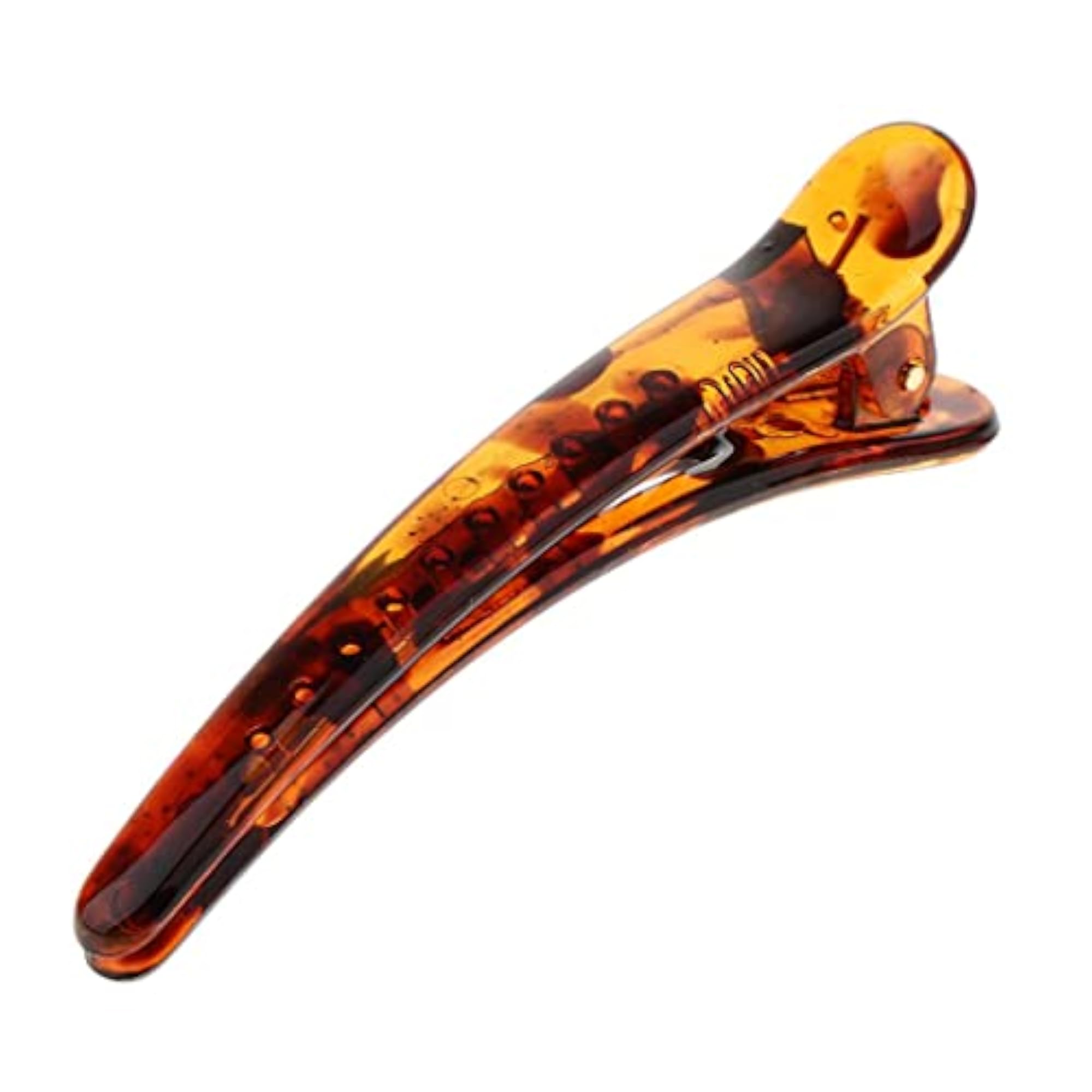 3x Resin Duck Bill Hair Clips, Professional Non-Slip Grip Clamps