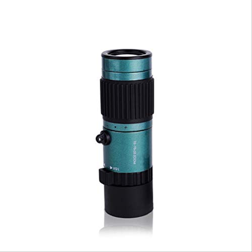 Jumelles monoculaires 15-75x25 HD zoom haute puissance mini télescope vert