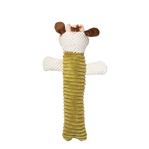 Image of Best Pet Supplies Log Plush Toy With 3 Textures and 2 Squeakers - Interactive for Small and Large Dog Breeds - Sheep, Monkey and Cow Bundle, Large