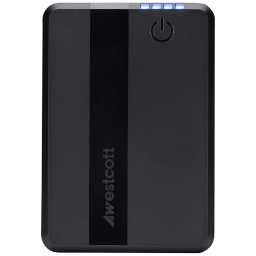 Image of Westcott MV95 Mini V-Mount Battery with USB-C (14.8V, 95Wh) - Portable V-Mount Battery for Photography and Video Lighting Equipment, Laptops, and Cameras (MV95 Mini V-Mount with USB-C) | 95wh 14.8V V-Mount Battery, 60W USB-C, 18W USB-a, 14.8V D-Tap, 10a Max, 4.3x3x2.1 in, 1.2 Lb