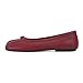 POYOIOR Burgundy Tabi Shoes Women Split Toe Wide Width Ballet Flats Comfort Casual Work Shoes for Women Office 2025 Spring Summer Size 8