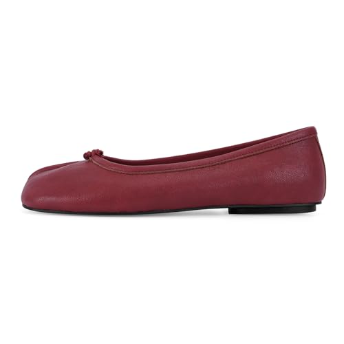 Image of Tabi Shoes Women Split Toe Shoes Wide Width Ballet Flats Comfort Casual Work Shoes for Women Office