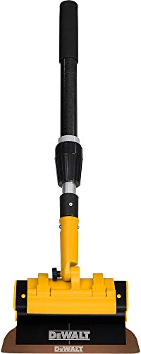 DEWALT Drywall Skimming Blade Combo, 10" Blade + 21" - 32" Extension Handle | Pro-Grade | Extruded Aluminum & European Stainless Steel Construction | High-Impact End Caps | 3-434