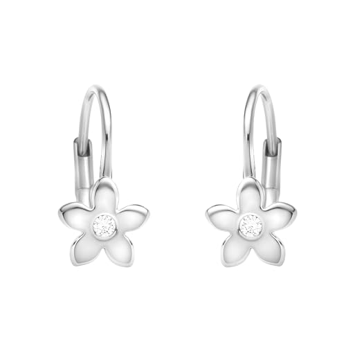 Boucles d'oreilles pendantes fleur argent 925 pour sublimer vos soirées