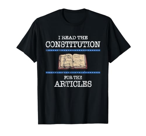 History Teachers Read the Constitution Distressed Funny T-Shirt, Men, Black, 3X-Large