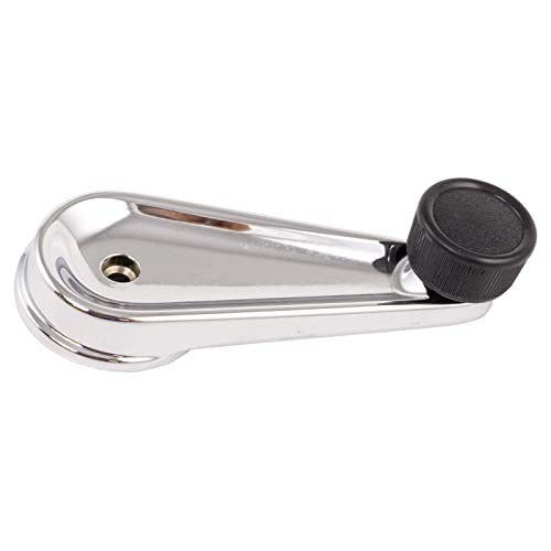 Image of TRQ Front Window Crank Handle Chrome Compatible with 79-04 International