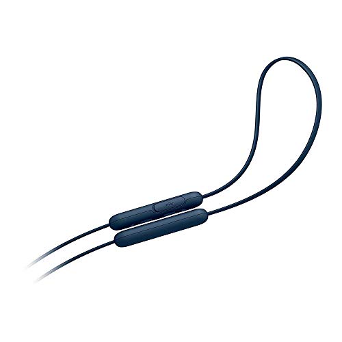 Image of Sony WI-XB400 Wireless Extra Bass in Ear Headphones with 15 Hrs Battery, Quick Charge, Magnetic Earbuds, Tangle Free Cord, BT Ver 5.0, Work from Home,Bluetooth Headset with Mic for Phone Calls (Blue)