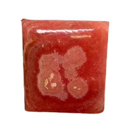 Rhodochrosite naturelle 29x26x6mm cabochon carré pour bague et pendentif