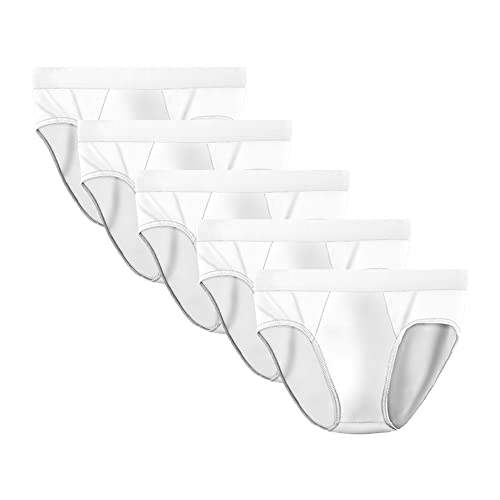 Men's Sexy Ice Silk U Convex Boxer Briefs Low-Waist Breathable Underwear Light Comfortable Underpants