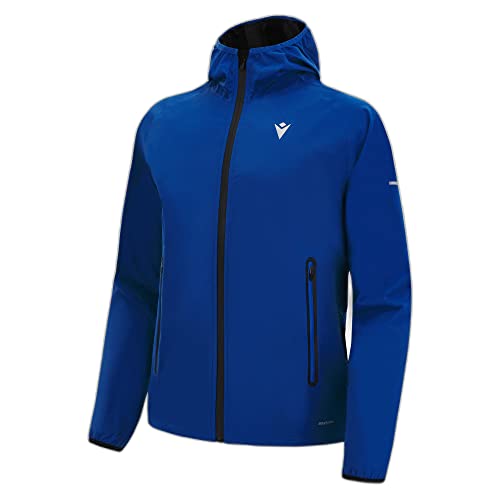 Veste de pluie homme Macron Run Fcc Caleb veste légère running noire