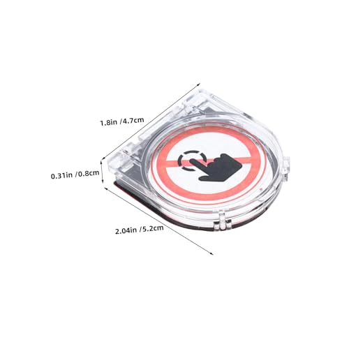 Protector de botones para PC STOBAZA cubierta protectora para botón de encendido y hogar 2