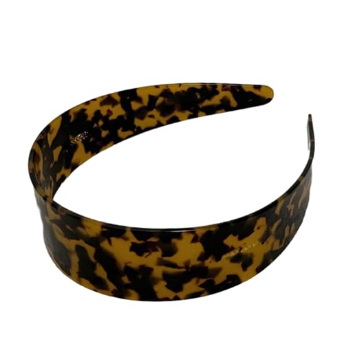 スイムリー Diadema ancha de acetato, cómoda diadema, elegante accesorio para el cabello para mujeres, ajustable, accesorio para la cabeza de citas de fiesta