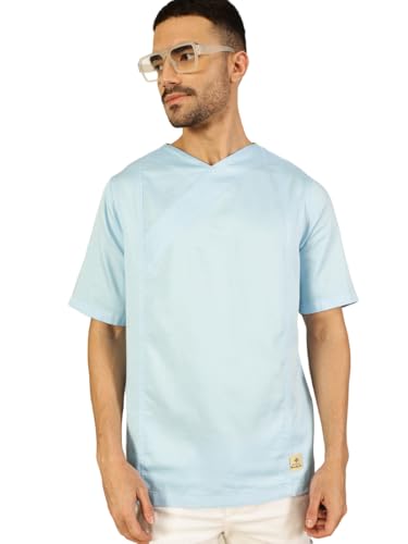 T-shirt pour homme col en V Thomas Scott coupe carrée couleur unie
