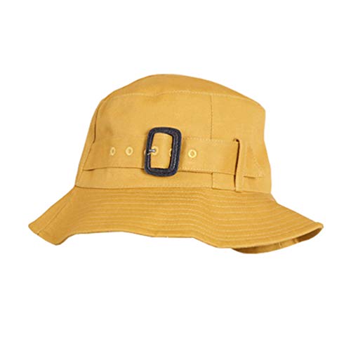 ABOOFAN 1Pc Dobrável Chapéu de Sol Proteção Do Sol Balde Chapéu Cor Sólida Chapéu de Pescador