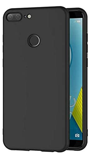 Image of Mobile Back Cover Case for Honor 9 Lite, Al00 /Al10 /Tl10 (Silicone Case|CameraProtection|Black SC1510)