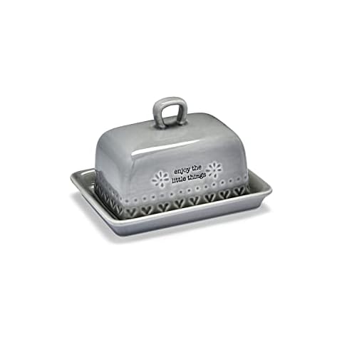 Cooksmart British Designed Ceramic Butter Dish Cover