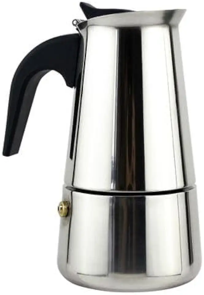 Cafeteira Italiana Inox 9 Xícaras (450ml) – Design Moderno, Café Espresso Tradicional