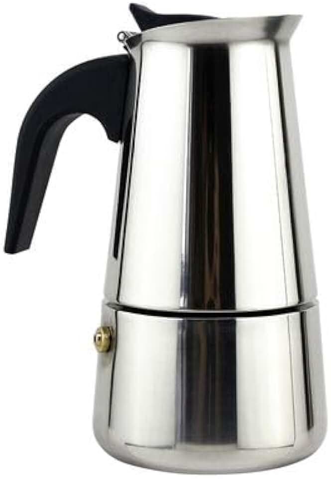 Cafeteira Italiana Inox 9 Xícaras (450ml) – Design Moderno, Café Espresso Tradicional