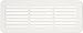 Produktbild Mini-Entlüftungshaubengitter 150 x 60mm, Weiß, 2 Stück