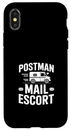 Mail Escort Funny Postman Truck �i�� �X�}�z�P�[�X iPhone X/XS �p