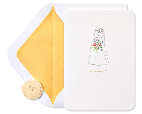 Papyrus LGBTQIA+ Wedding Card for Brides (Happily Ever After)
