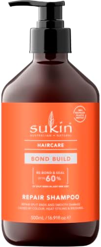 SUKIN BOND BUILD REPAIR SHAMPOO 500ML with Bond Build Active and Vitamin E