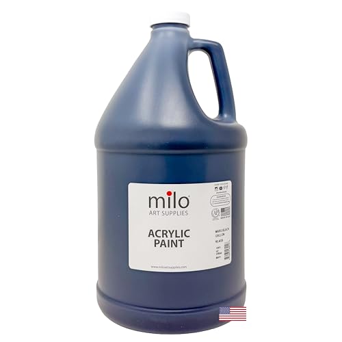 Image of milo Acrylic Paint Set (Black Acrylic 128 oz)