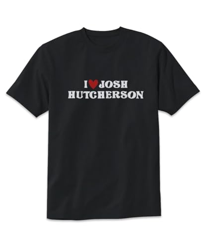 I Love Josh Hutcherson T-Shirt I Heart Josh Hutcherson Unisex Design Tee Short Sleeve Unisex Shirt