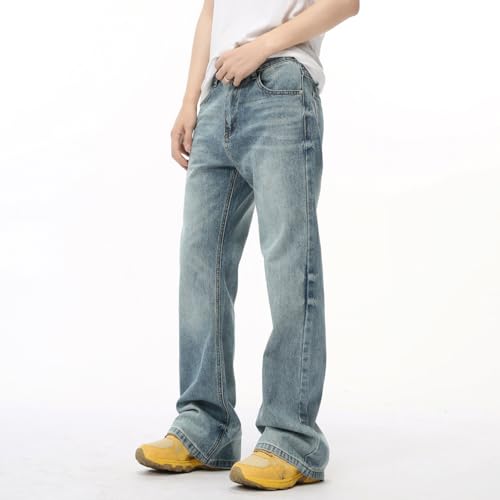 Men's Denim Jeans American Street Style Vintage Lounge Party Casual Daily Pants for Men3